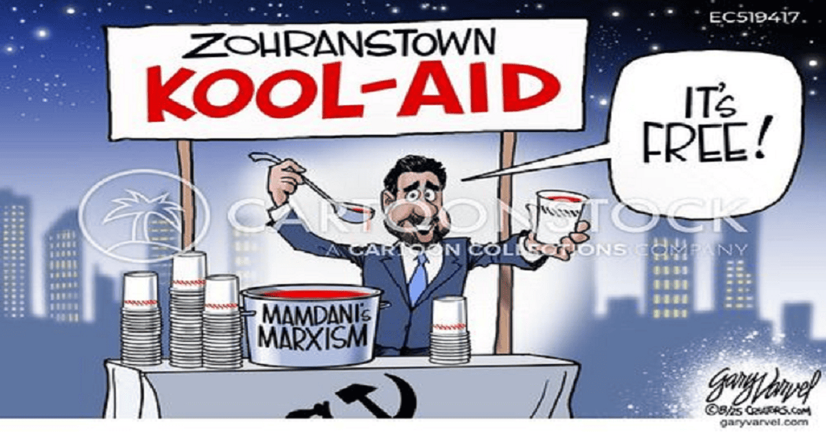 mamdani political cartoon​