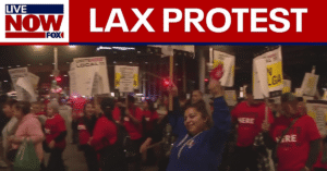 thanksgiving travel lax protest​