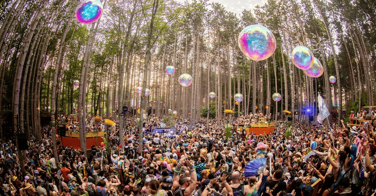 electric forest festival baby found